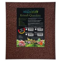 aquacando Aquarium Kristall-Quarzkies Bernsteinbraun (10kg) aquacando Aquarium Kristall-Quarzkies Bernsteinbraun (10kg)