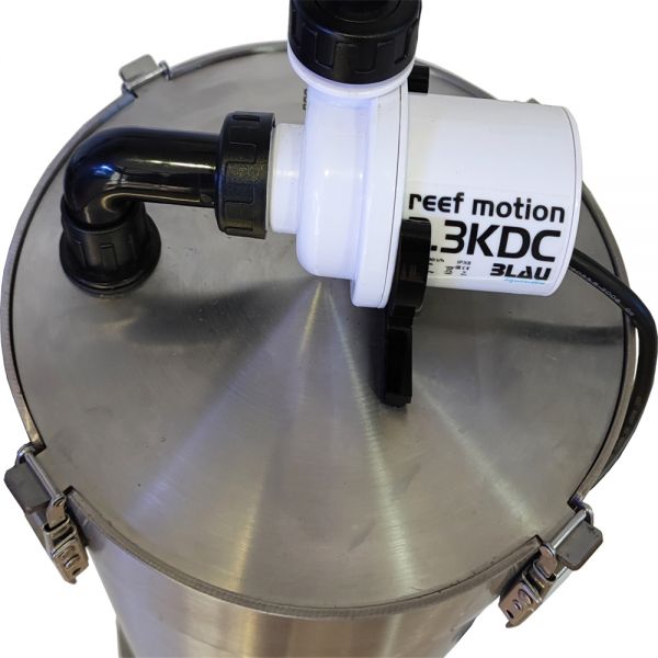 BLAU Edelstahl Außenfilter SSF mit Reef Motion DC-Pumpe