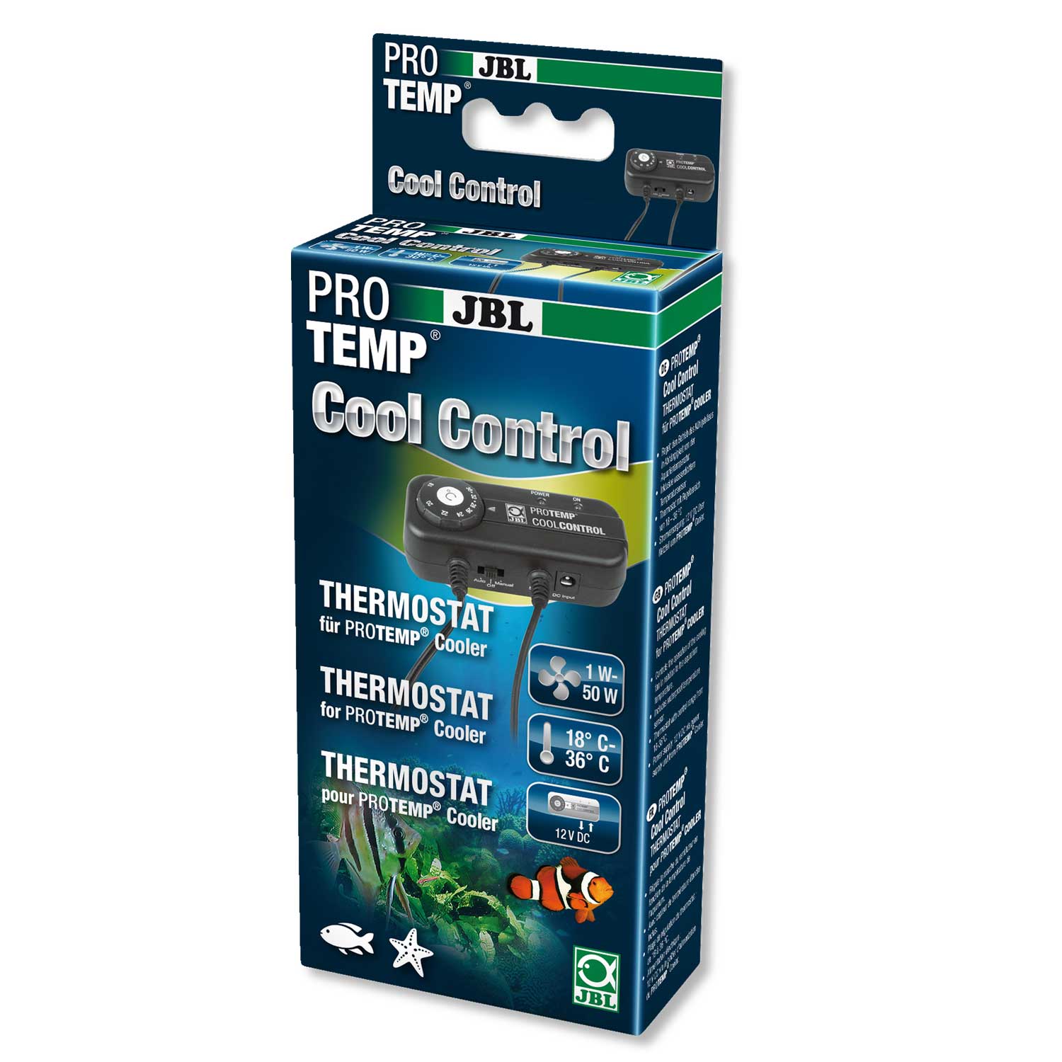 Thermostat de commande JBL protemp coolcontrol 12 V noir