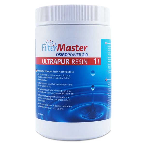 FilterMaster Resin Nachfüllpack 1 Liter Dose