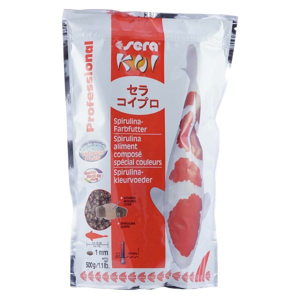 sera KOI Professional Spirulina-Farbfutter (Inhalt: 0,5 kg)